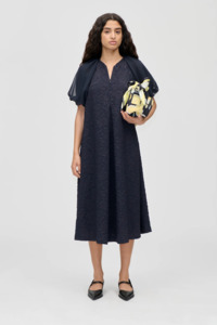 Stine Goya Ballon Sleeve Midi Dress - Garden Relief