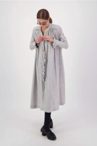 Dresses Nz: Daylight Moon Into The Cosomos Dress - Pinstripe