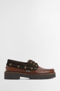Barbour Darras Boat Shoe - Dark Brown