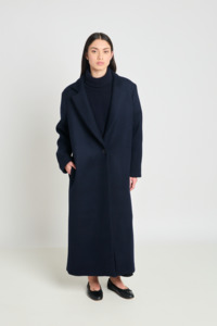 Twenty Seven Names Illusions Coat - Navy