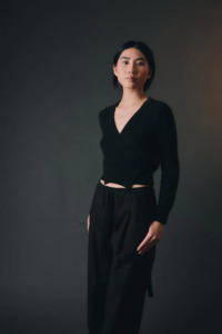 Standard Issue Okewa Wrap Cardigan - Black