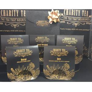 PositiviTeas™ Charity Tea™ Signature Range, Single Serve Tea Bags Gift Set - Charity Tea