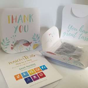 PositiviTeas™ Thank You - Single Serve Tea Bags - Charity Tea