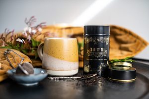 Small Signature Black & Gold Tin - Charity Tea