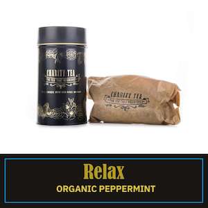 Relax - Organic Peppermint Loose Tea - Charity Tea