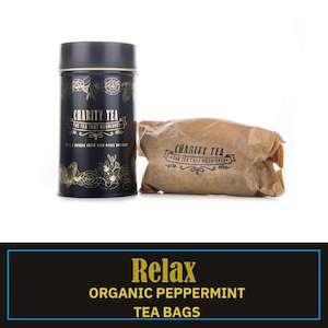 Relax - Organic Peppermint Tea Bags - Charity Tea