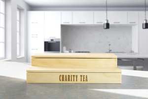 Display stand - Open shelf - Charity Tea
