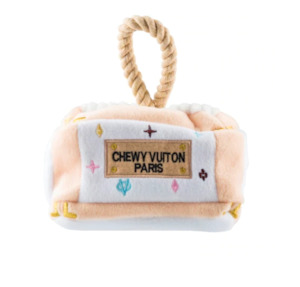 Toys Dog: White Chewy Vuiton Trunk Activity House