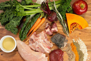 Food Dog: Chicken & Veggie Dog Food - 3kg Eco Box