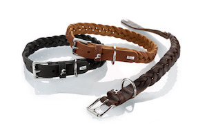Leather Collars Dog: Solid Education Special Collar