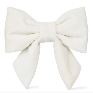Ivory Velvet Lady Bow