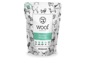 Woof Air Dried Chicken Wing Tip Treats - 50gm