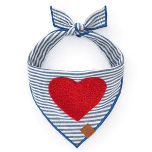 New Arrivals: Heart Applique Dog Bandana - PRE-ORDER*