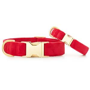 New Arrivals: Cranberry Velvet Dog Collar - PRE-ORDER*