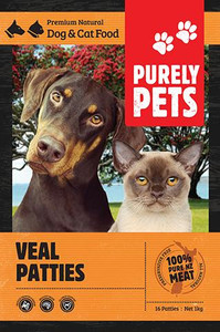 Products: Purely Pets Veal Patties CharliesPetSupplies