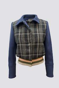 Jackets / Blazers: BOMBER JACKET | STEEL