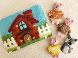 The Three Little Pigs - Finger Puppet Set