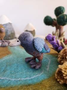 Whio | Blue Duck - Felted Wool Bird