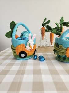 Bunny Carrot Car - Mini Easter Basket