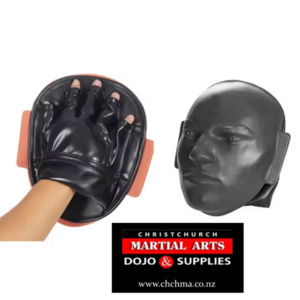 Products: Accuracy Face Focus Mitt, coaching boxing pad - Christchurch Martial Arts