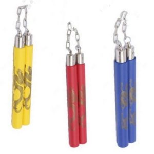 Products: Rubber Nunchaku Chained - Christchurch Martial Arts