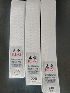 White Belt Top Quality Childrens Sizes - Christchurch Martial Arts