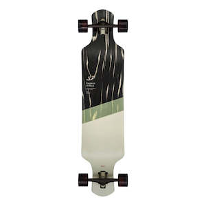 Longboards: Globe Geminon Longboard - Rock Black Macassar/Epitome 40"
