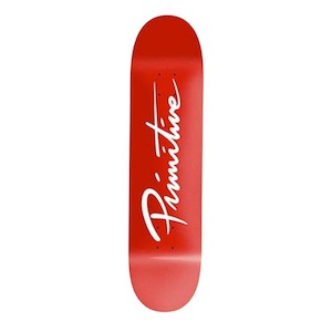 Decks: Primitive Nuevo Script Core Red Deck - 8.125