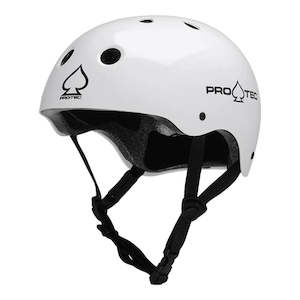 Protec Classic Cert Helmet - Gloss White