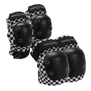 Combo Sets: Protec Street Knee/Elbow Pads Black Checker