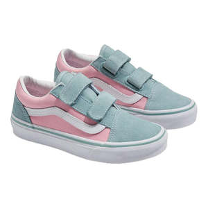 Kids Footwear: Old Skool V 2 Tone - Grey/Pink