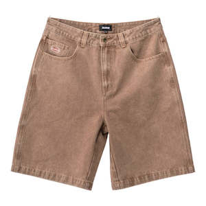 Clothing: Xlarge Baggy Bull Denim 91 Short - Smoke
