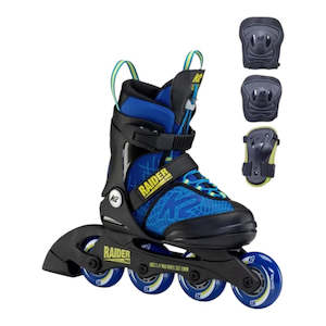 K2 Raider Pro Pack Inline Skates - Dark Blue/Yellow