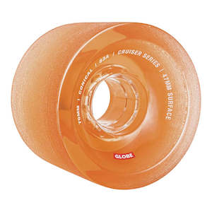All: Globe Cruiser Conical Wheels 83a - Clear Amber