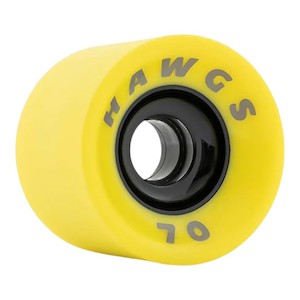 Skateboard Parts: Hawgs Supreme 70mm 78a Wheels - Flat Banana