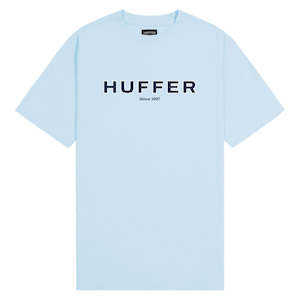 Tees: Huffer Sup Tee 190/Tribute - Y2K Blue