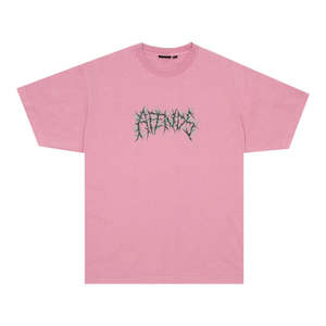 Long Sleeve T Shirt: Afends Heavy Petal Boxy Tee - Washed Marrakesh