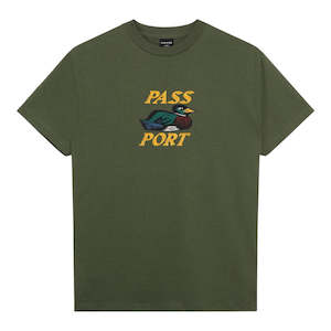 Passport Fast Duck Tee - Olive