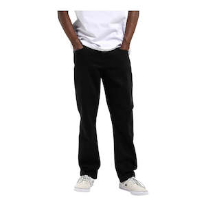 Pants Jeans: Volcom Solver Denim Pants - Black Out