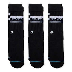 Stance Basic 3 Pack Crew Socks - Black