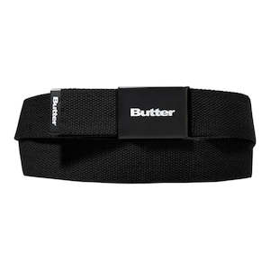 Butter Goods Logo Woven Belt - Black
