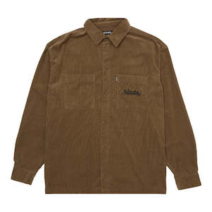 Shirts: Afends Welcome Back Shirt - Fossil
