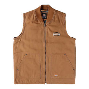 Dickies X Thrasher Vest - Brown Duck