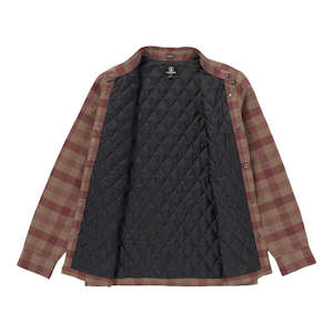 Jackets Vests: Volcom Stradostone Lined Jacket - Teak