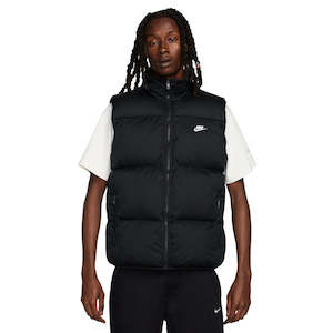 Jackets Vests: Nike Club Puffer Vest - Black