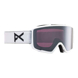 Anon M3 Goggles + MFI Facemask + Bonus Lens 2025 - White/Perceive Sunny Onyx