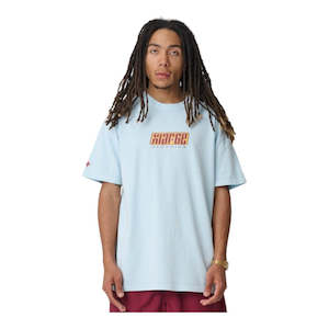 Xlarge: XLarge Star Slant Tee - Ice Blue