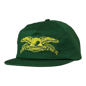 Antihero Basic Eagle Cap - Green/Yellow