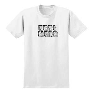 Antihero: Antihero Stacked Tee - White