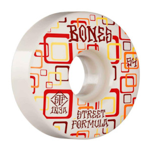 Bones: Bones STF V3 Slim Wheels 54mm - 103a - V3 Slims - Retro (Red)